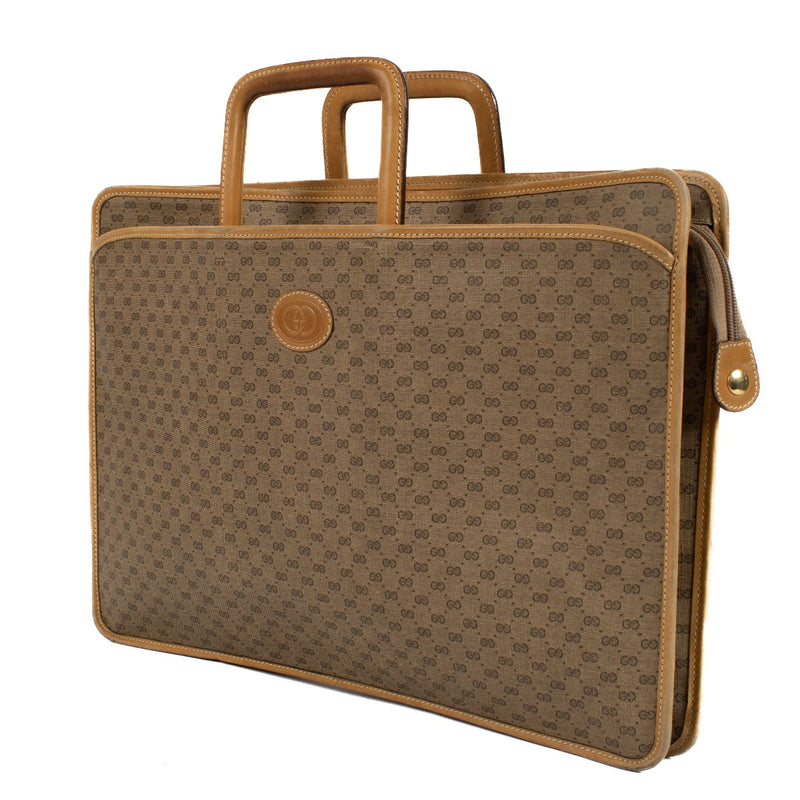 Shop 100% authentic Gucci Monogram Vintage Briefcase at Labellov.com.