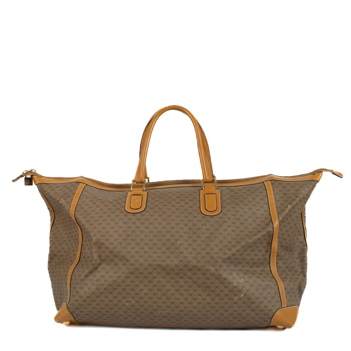 Shop 100% authentic Gucci Monogram Vintage Travel Bag at Labellov.com.