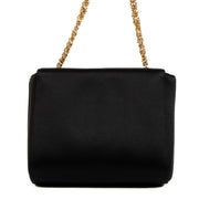 shop 100% authentic second hand Chanel Black Satin Bijoux Chain Clutch Bag on Labellov.com