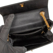 shop 100% authentic second hand Chanel Black Satin Bijoux Chain Clutch Bag on Labellov.com