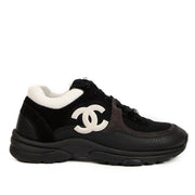 Chanel 22S Black Logo Sneakers