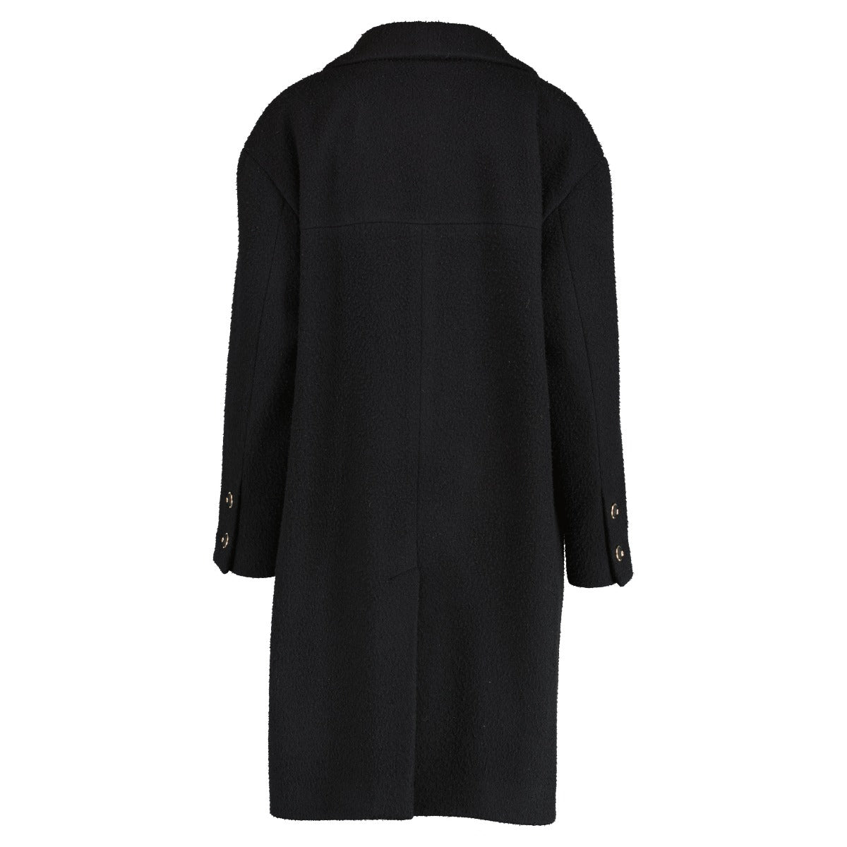 Chanel 20A Runway Black Wool/Cashmere Oversized Coat
