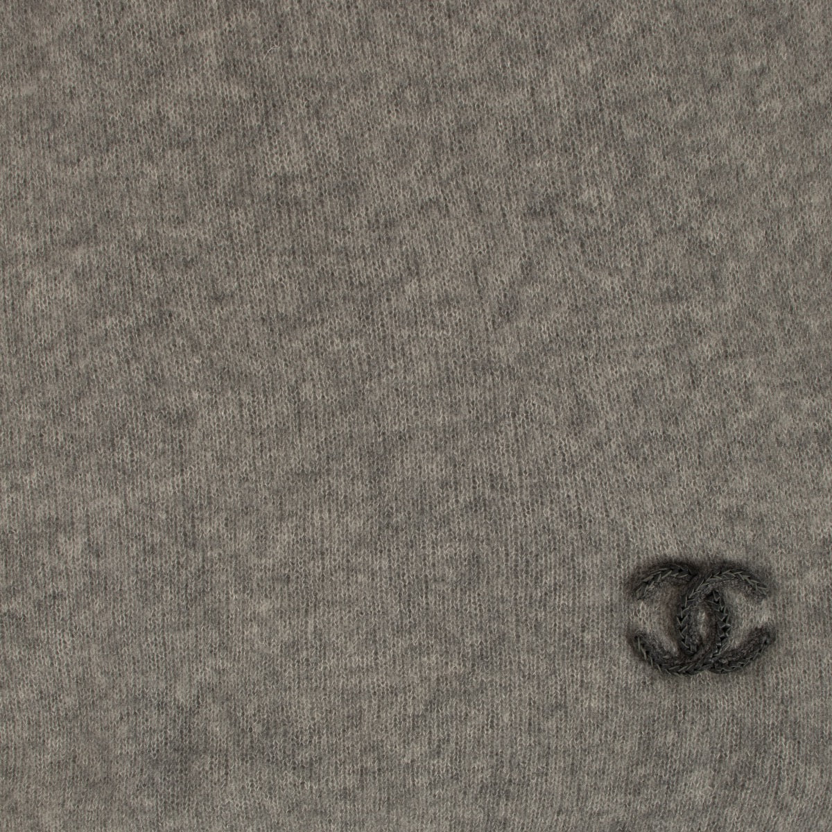 Shop 100% authentic second-hand Chanel Grey Cashmere & Silk Scarf on Labellov.com