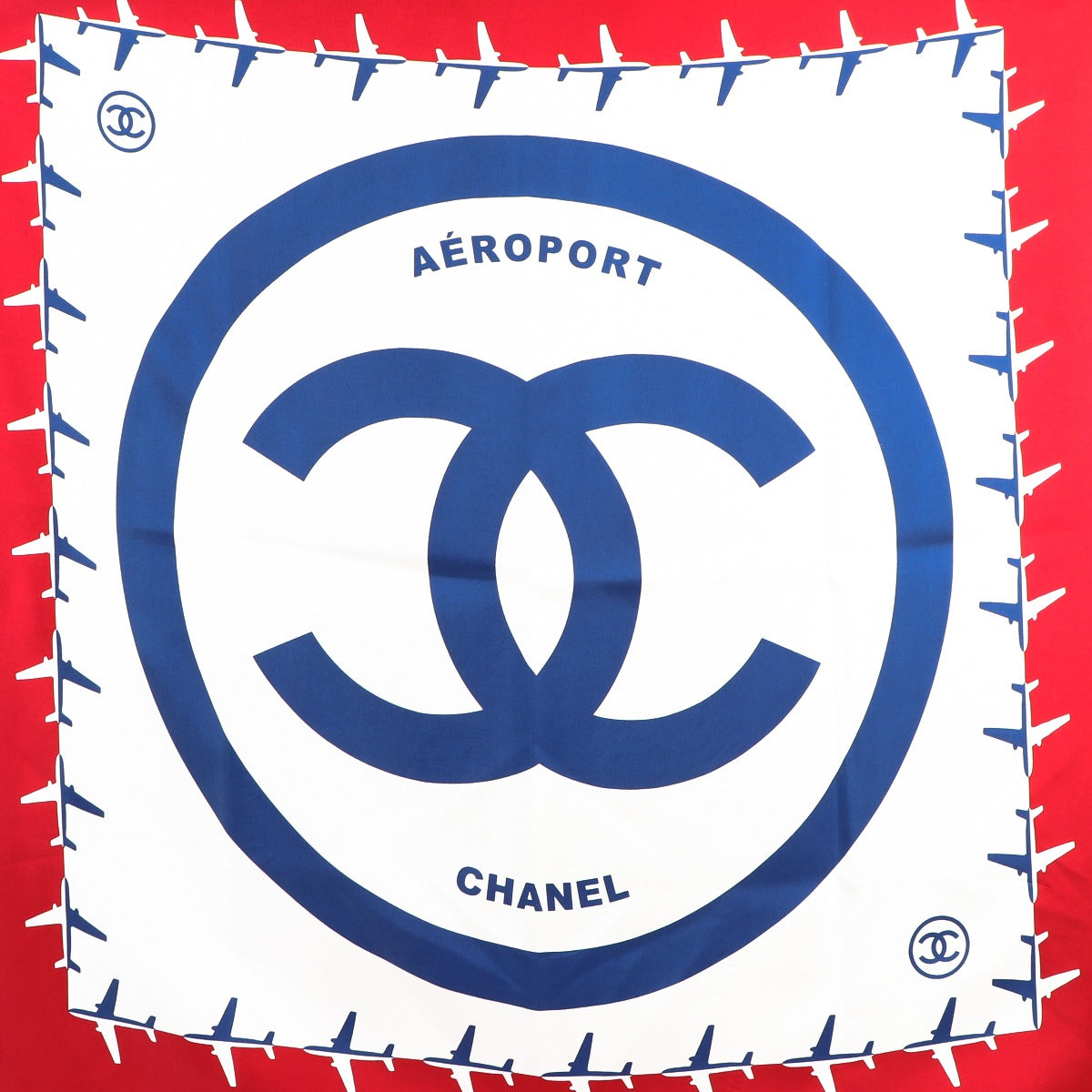 Chanel SS16 Airport Silk Scarf