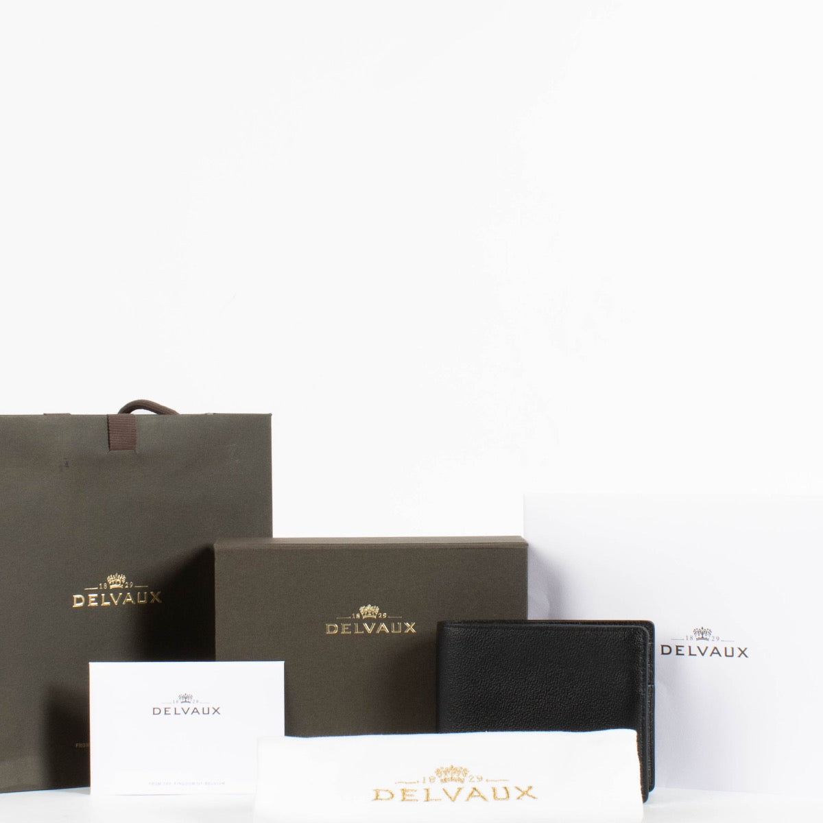 shop 100% authentic second hand Delvaux Black Rodeo Calf Livre Wallet on Labellov.com