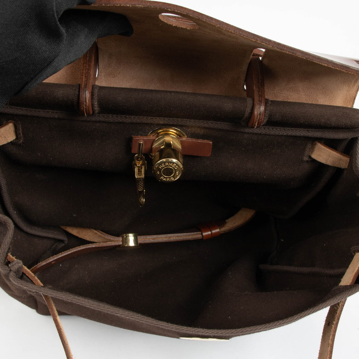 Hermès Herbag 28 2-In-1 Brown Canvas/Leather GHW Backpack – Labellov