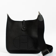 shop 100% authentic second hand Hermès Evelyne 29 Black Taurillon Clemence PHW on Labellov.com