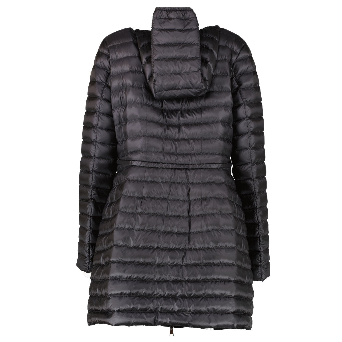 shop 100% authentic second hand Moncler Black Quilted Down Coat - Size L on Labellov.com
