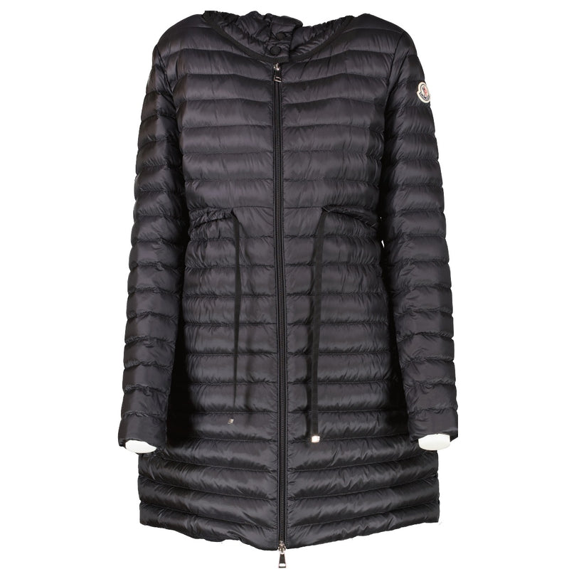 shop 100% authentic second hand Moncler Black Quilted Down Coat - Size L on Labellov.com