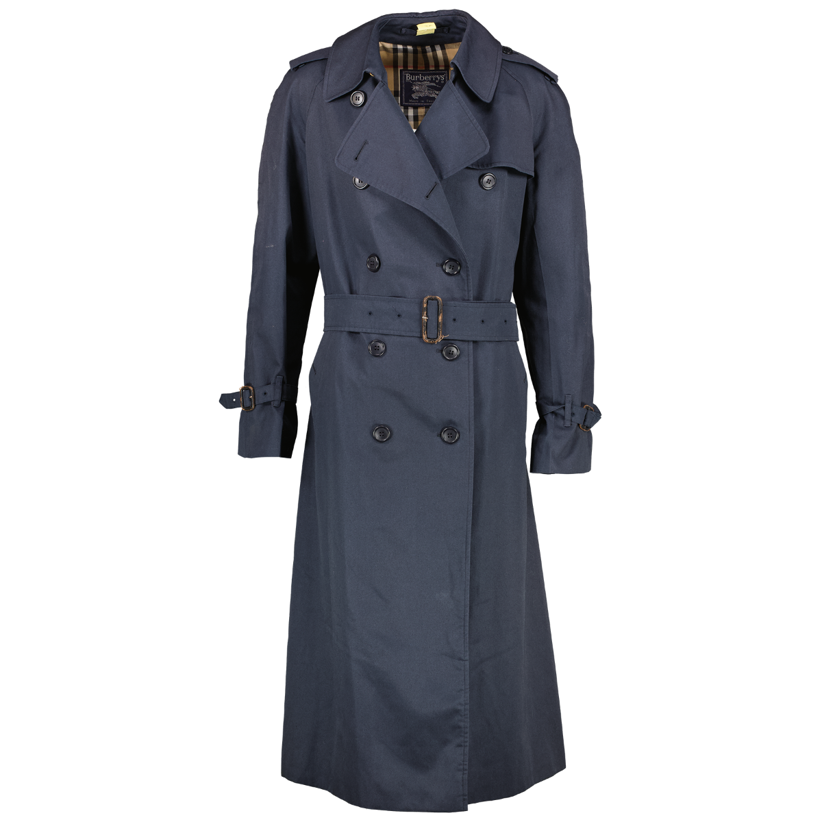 Shop safe online at Labellov in Antwerp this 100% authentic second hand Burberry Blue Trench Coat