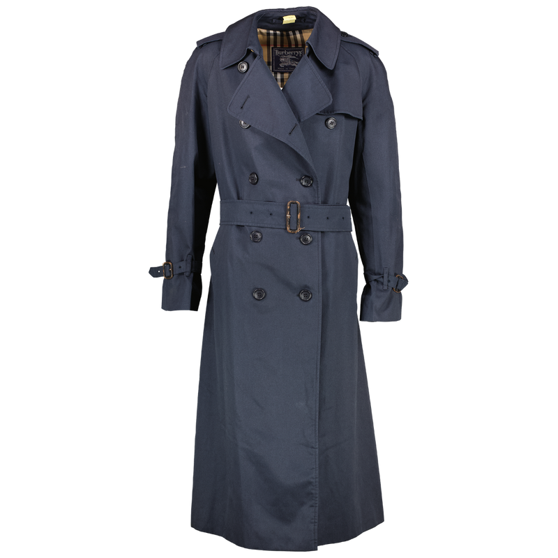 Shop safe online at Labellov in Antwerp this 100% authentic second hand Burberry Blue Trench Coat