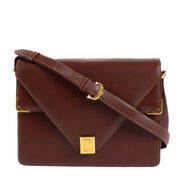 Shop safe online at Labellov in Antwerp, Brussels and Knokke this 100% authentic second hand Cartier Burgundy Vintage Crossbody Bag