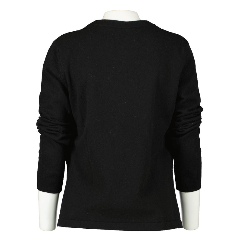 Chanel 20K Black Gold CC Cashmere Sweater Chanel P65639K61303