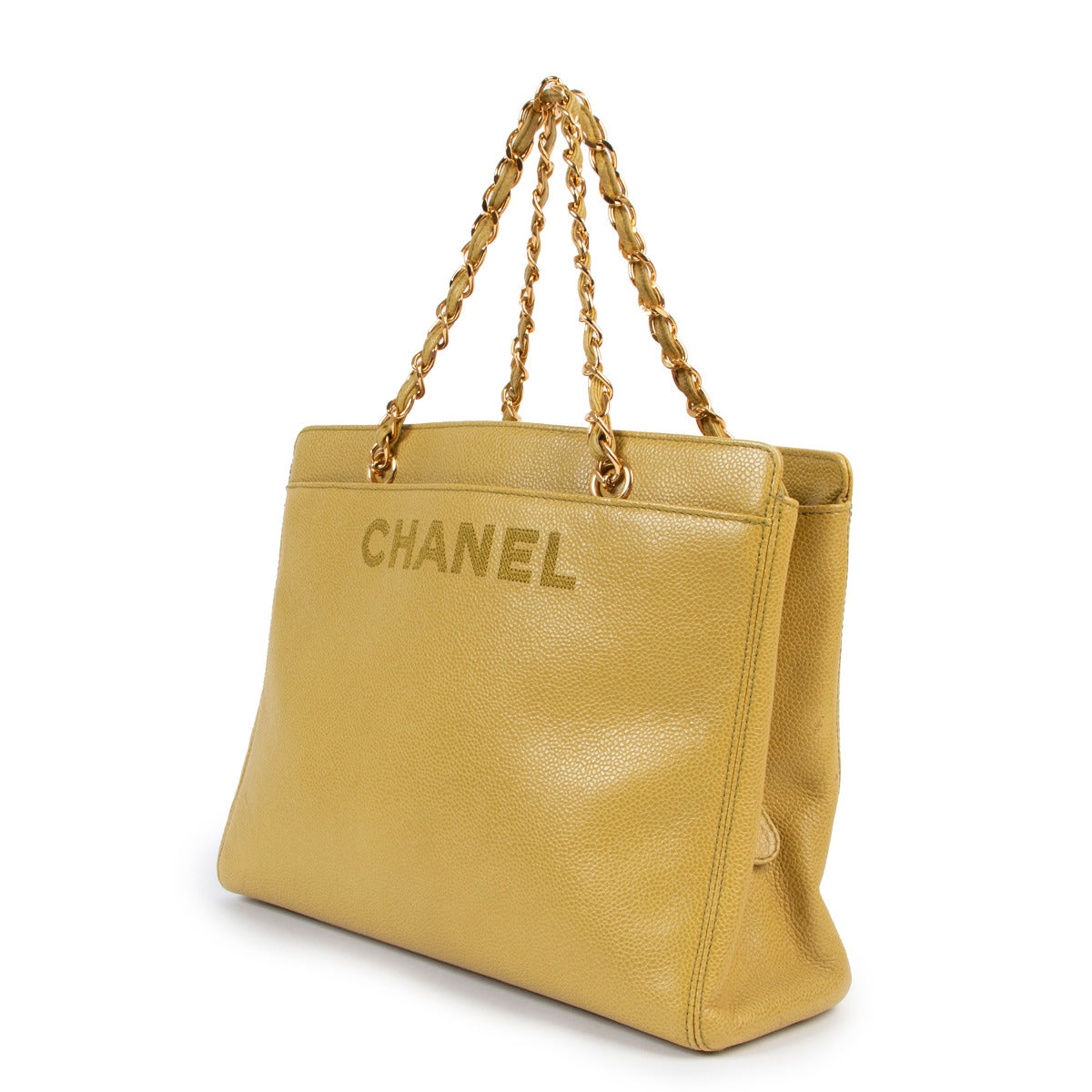 Chanel Yellow Top handle aan de beste prijs bij Labellov tweedehands luxe in Antwerpen