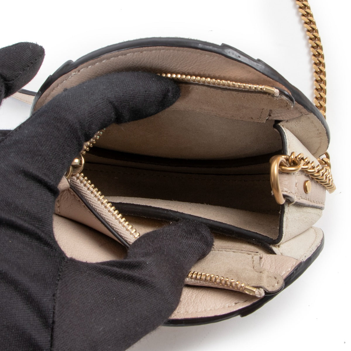 Buy a 100% authentic second hand Chloé Mini Pixie Abstract White Crossbody Bag at Labellov
