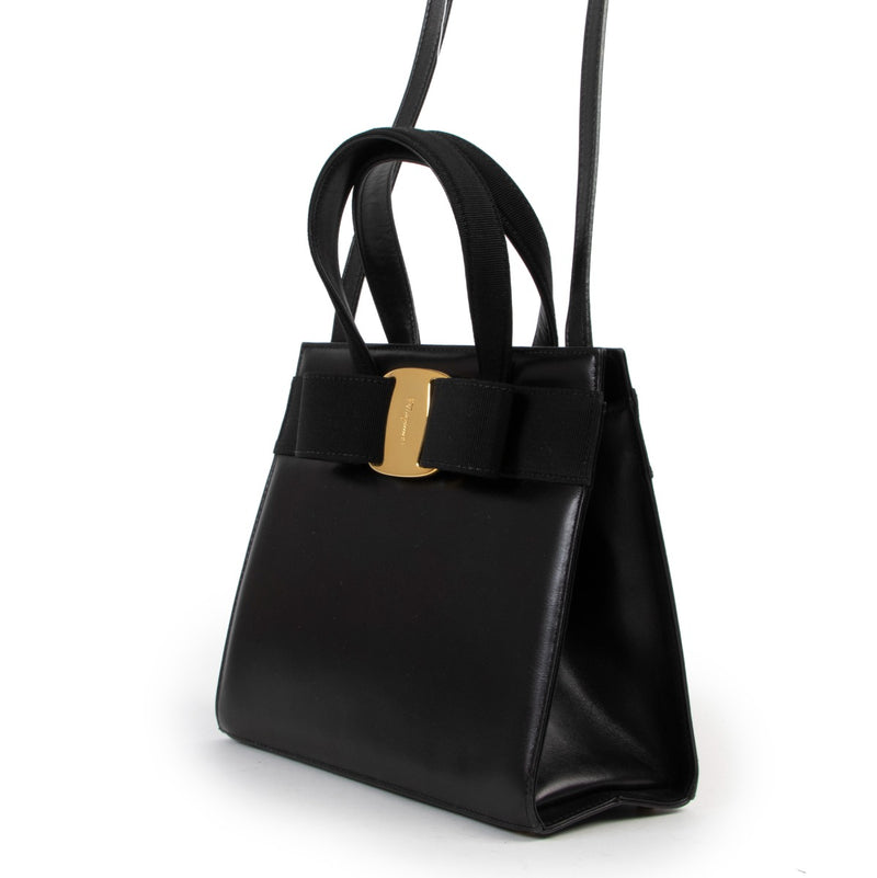 Buy a 1000% authentic second hand Ferragamo Black Crossbody Bag at Labellov