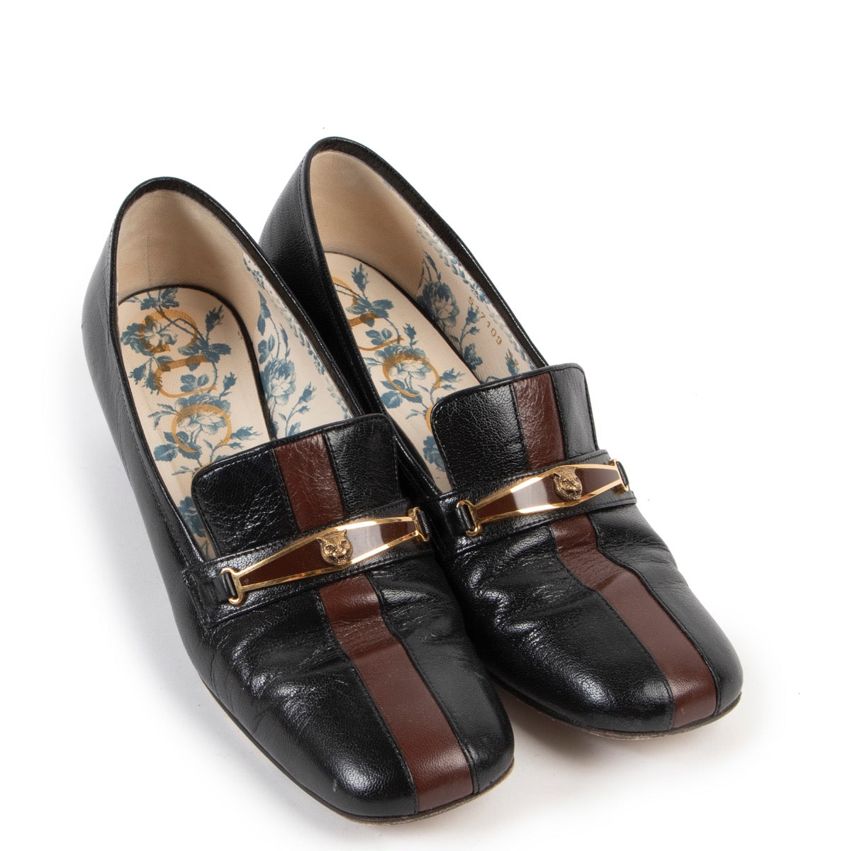 Shop safe online at Labellov in Antwerp these 100% authentic second hand Gucci Black Pumps - Size 37