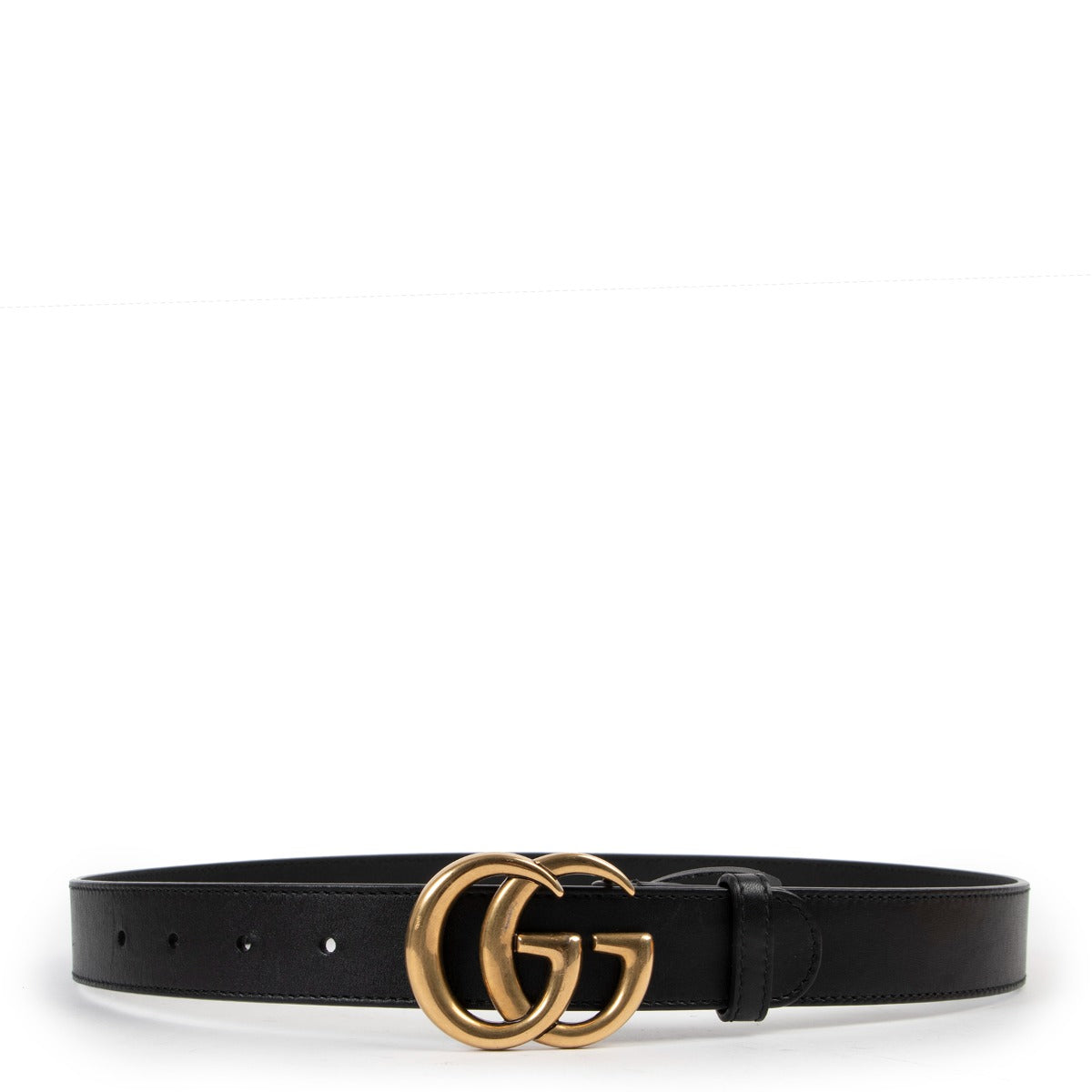 Buy an authentic second hand Gucci Black Marmont Belt Size 80 at Labellov