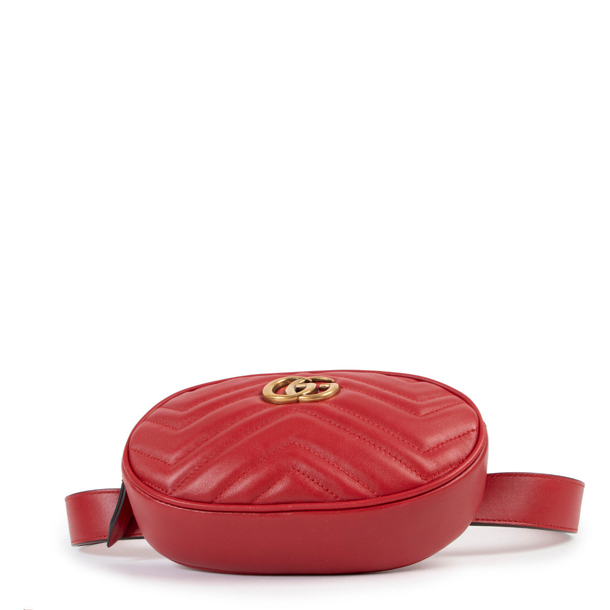 Sac ceinture Gucci GG Marmont Rouge
