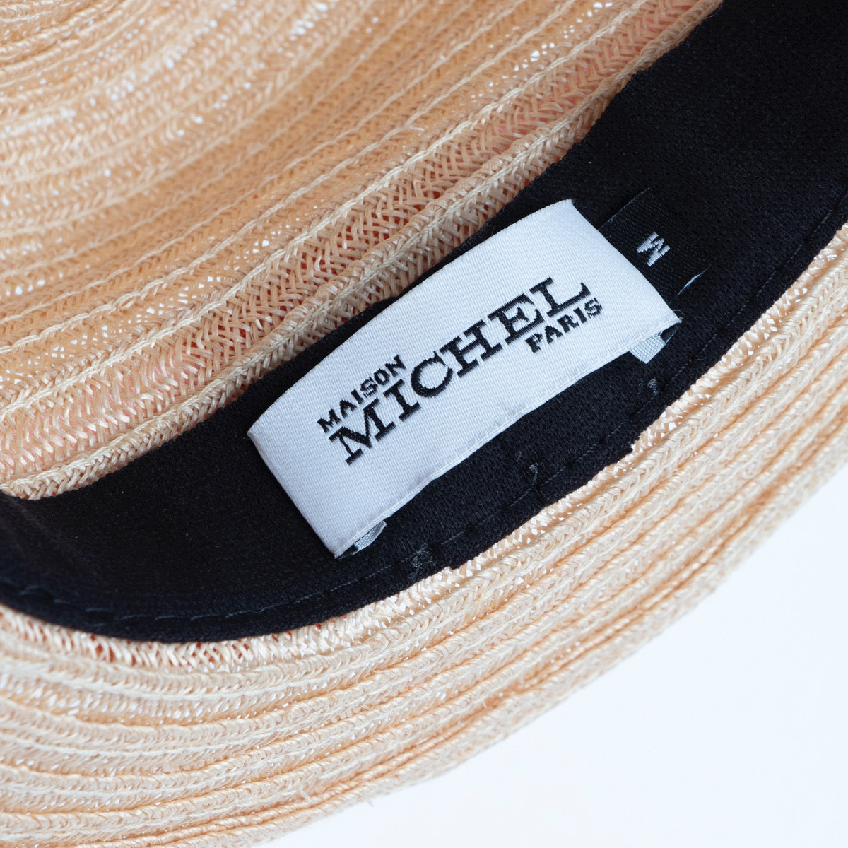 Shop safe online at Labellov in Antwerp this 100% authentic second hand Maison Michel Beige Straw Hat - Size M