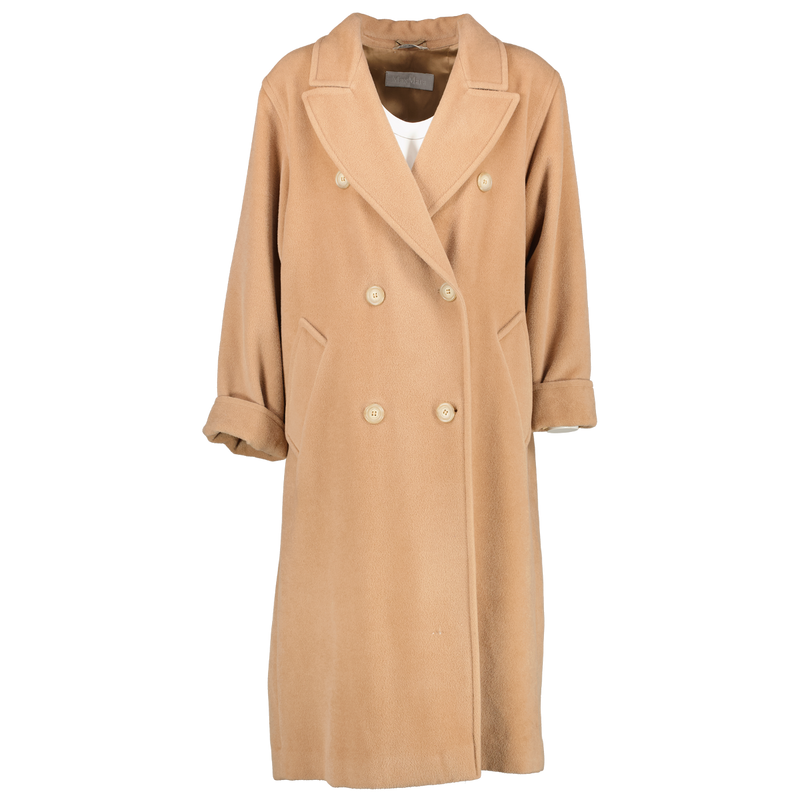 Shop safe online at Labellov in Antwerp this 100% authentic second hand Max Mara Camel Wool Coat - Size EU 38