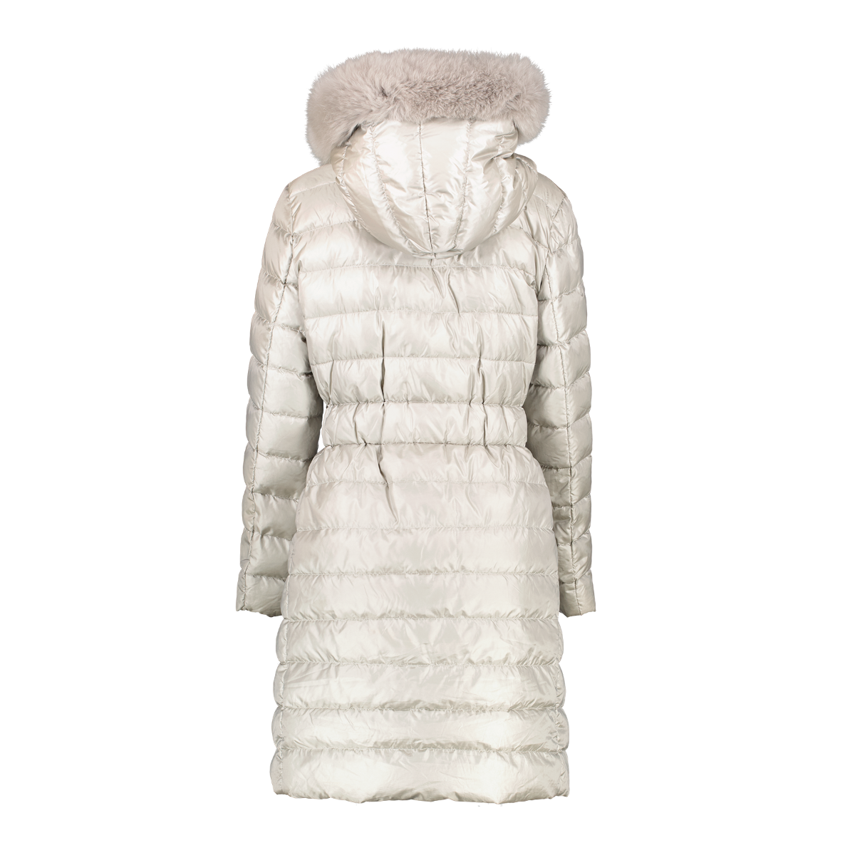 Shop safe online at Labellov in Antwerp this 100% authentic second hand Max Mara Silver Coat - Size 42
