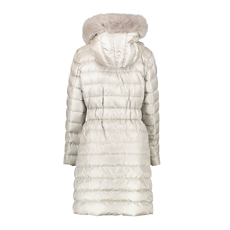 Shop safe online at Labellov in Antwerp this 100% authentic second hand Max Mara Silver Coat - Size 42