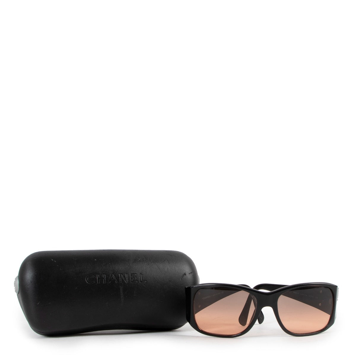 Chanel Black CC Pearl Sunglasses