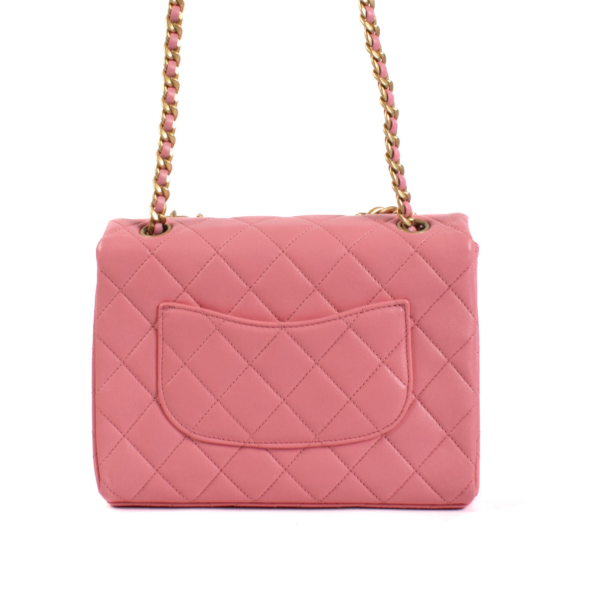 Chanel 23P Pink Lambskin Flap Bag