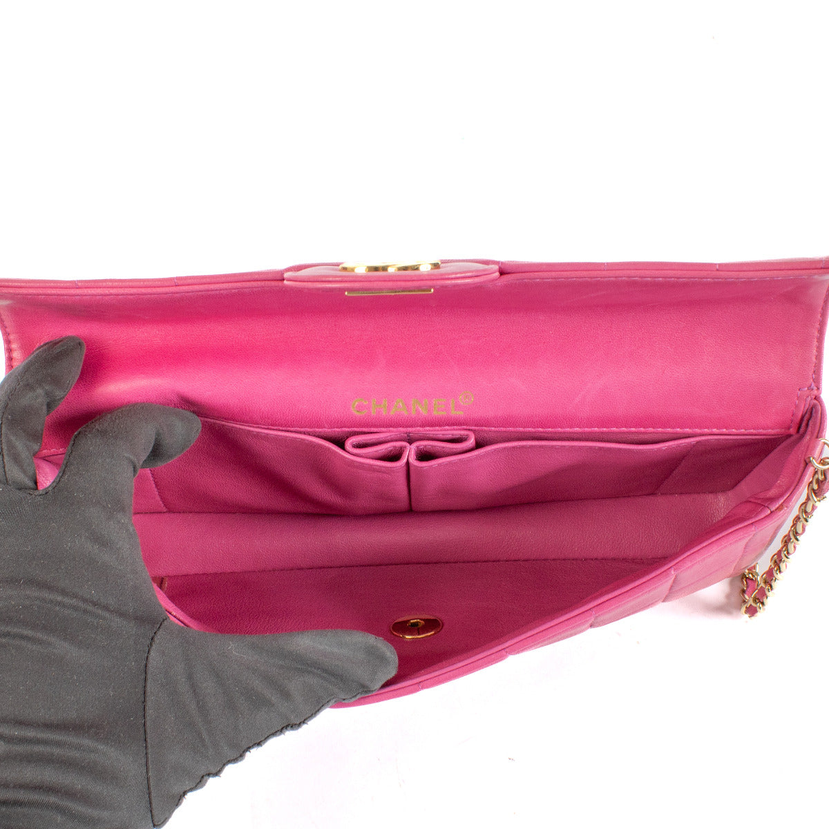 Sac Chanel Pink Chocolate Bar East West