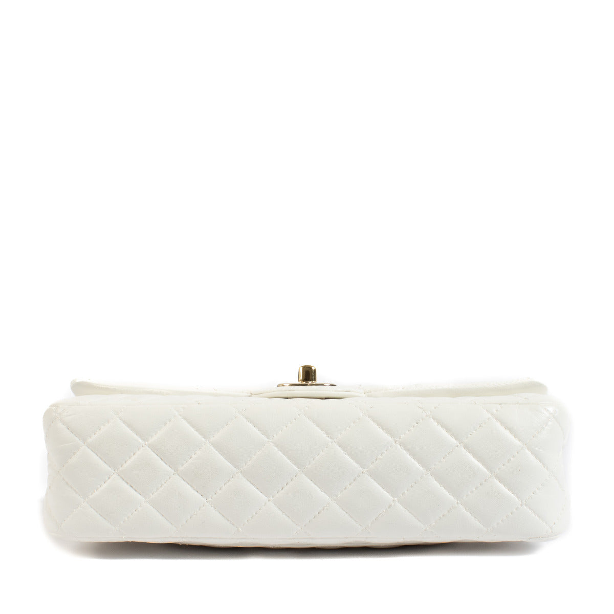 Sac classique moyen Chanel édition limitée Saint-Valentin avec breloque blanche