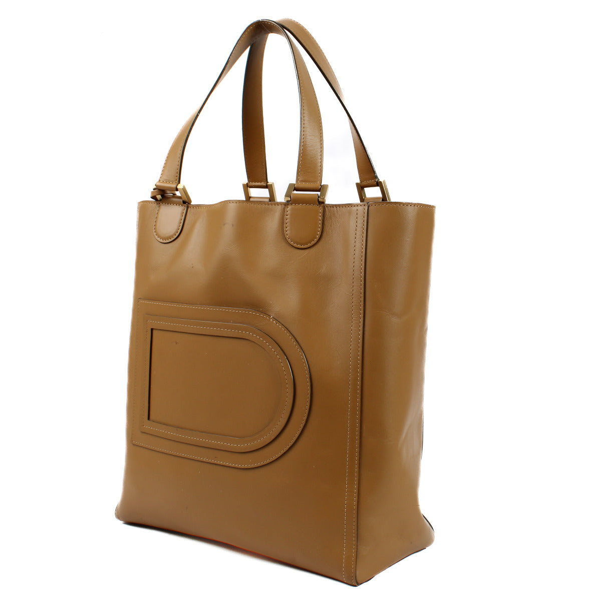Delvaux Cognac Louise Satchel Bag aan de beste prijs bij Labellov tweedehands luxe in Antwerpen en Knokke.