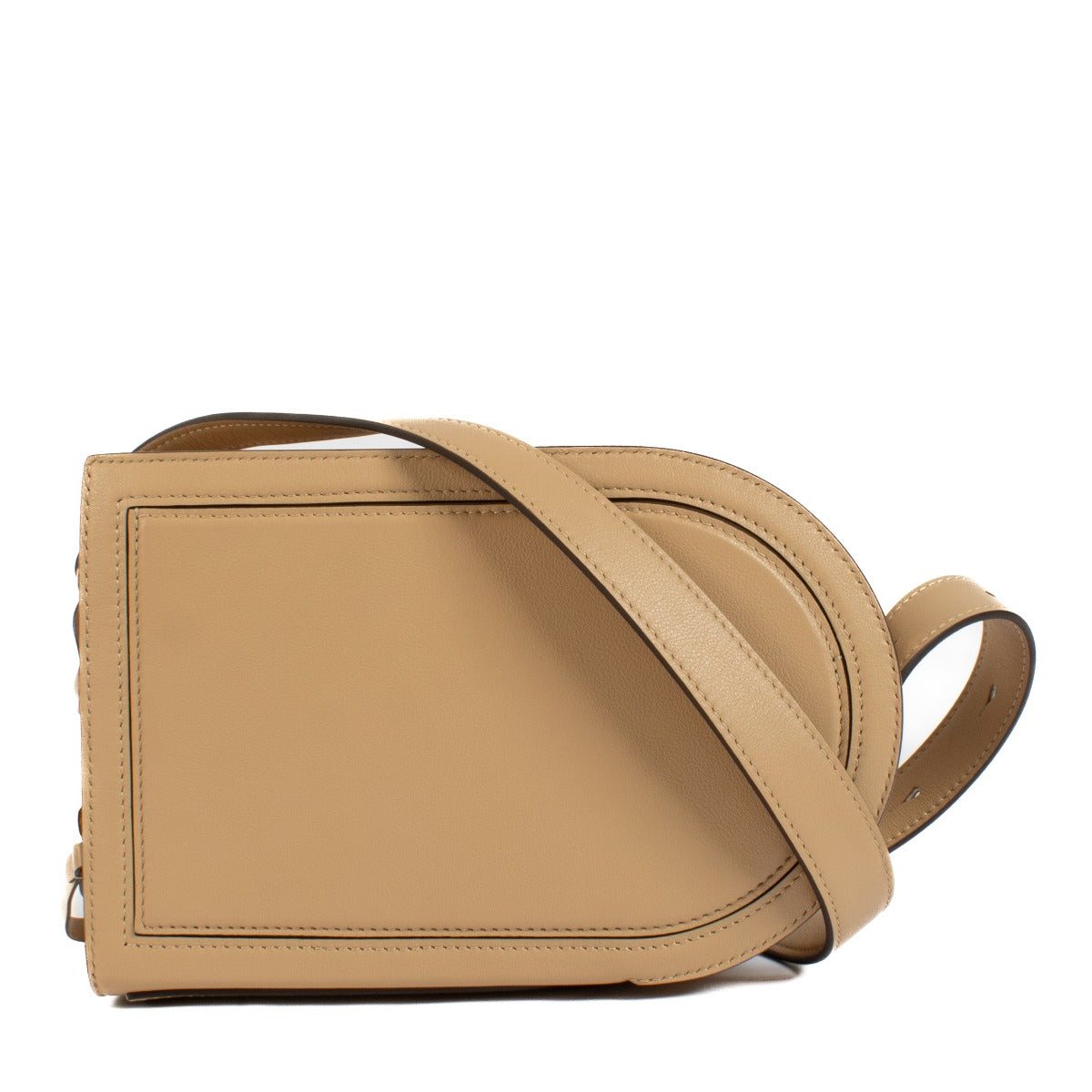 Shop safe online at Labellov in Antwerp, Brussels and Knokke this 100% authentic second hand Delvaux Latte Calf Leather Pin Cross Over Bag