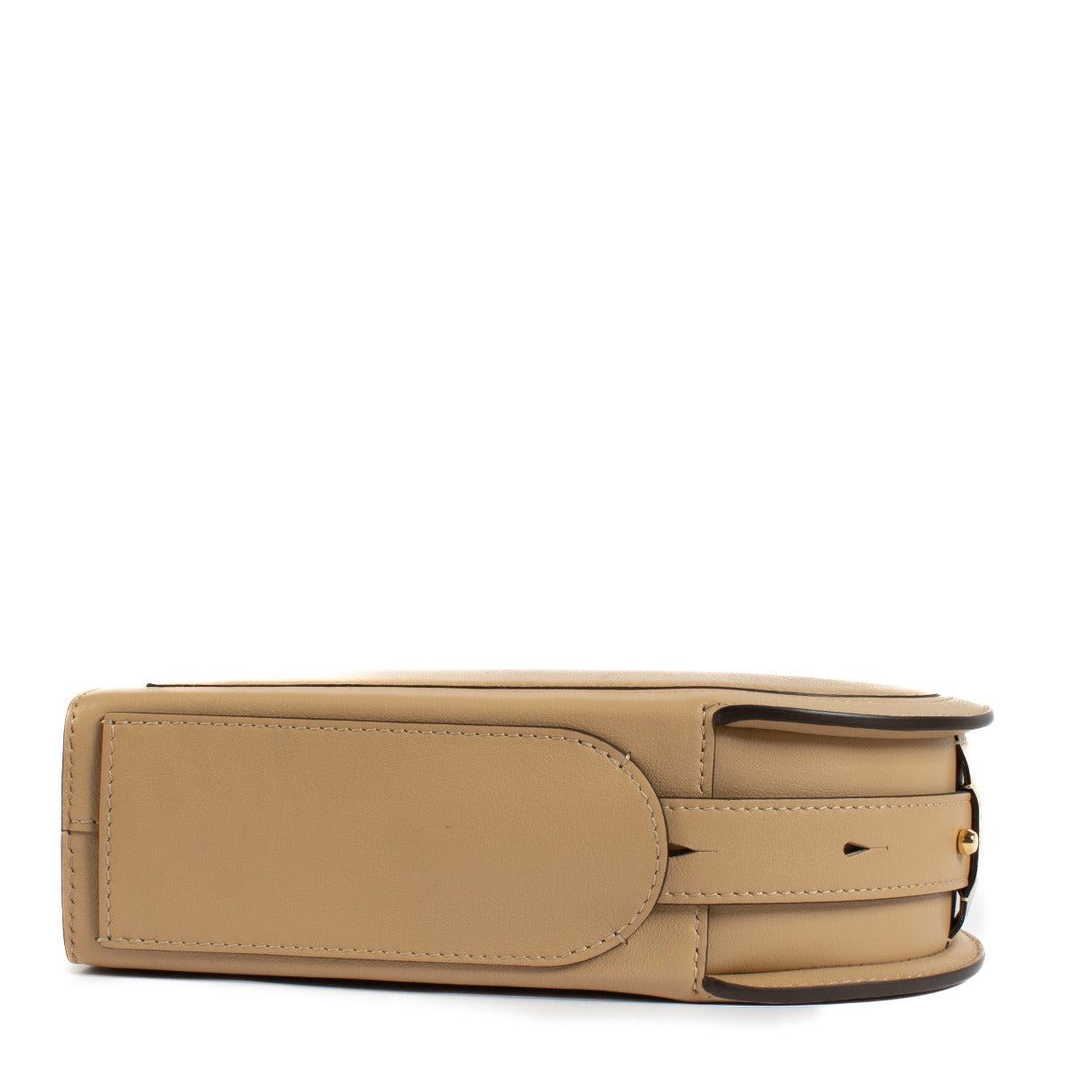Shop safe online at Labellov in Antwerp, Brussels and Knokke this 100% authentic second hand Delvaux Latte Calf Leather Pin Cross Over Bag