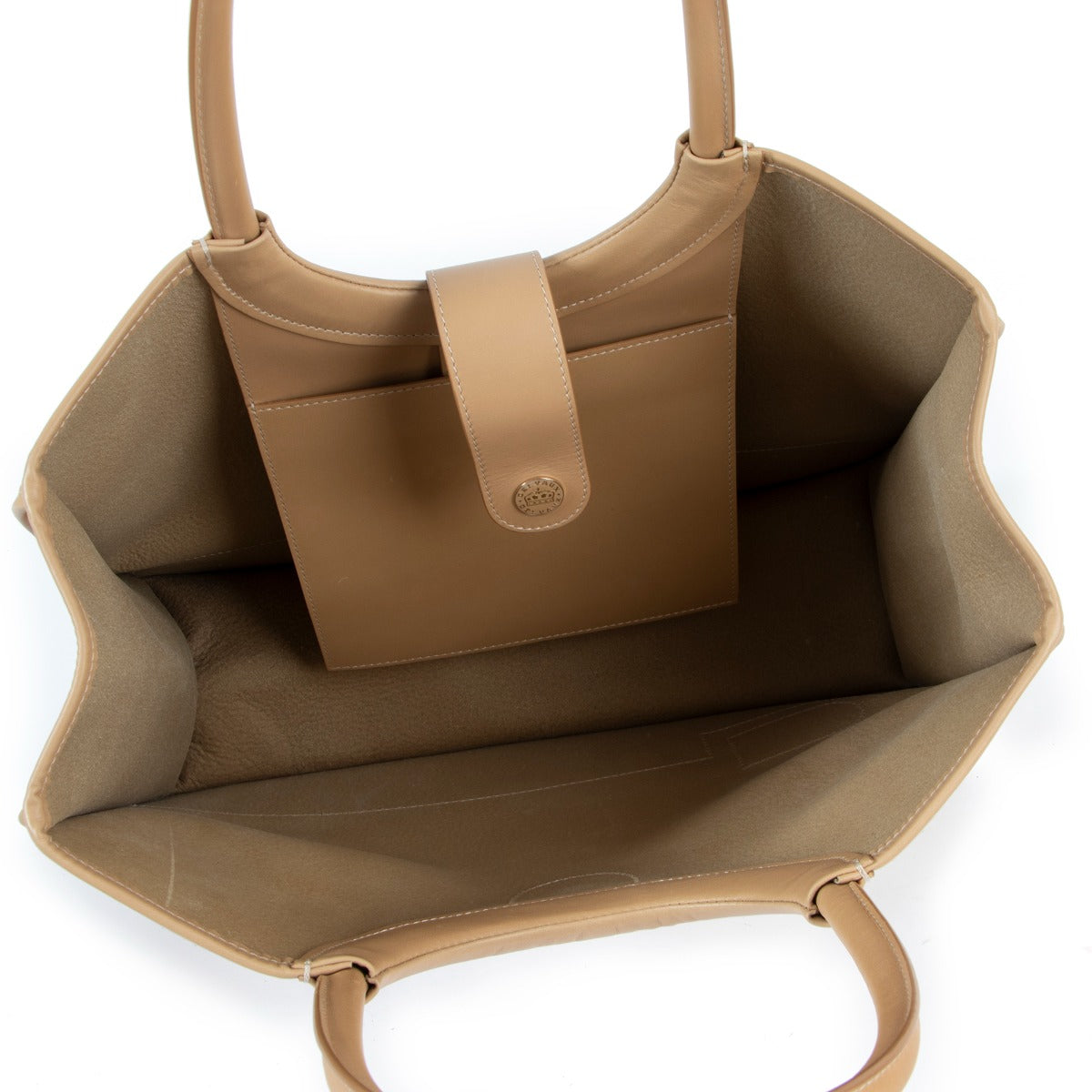 Sac bandoulière Delvaux Mirage beige
