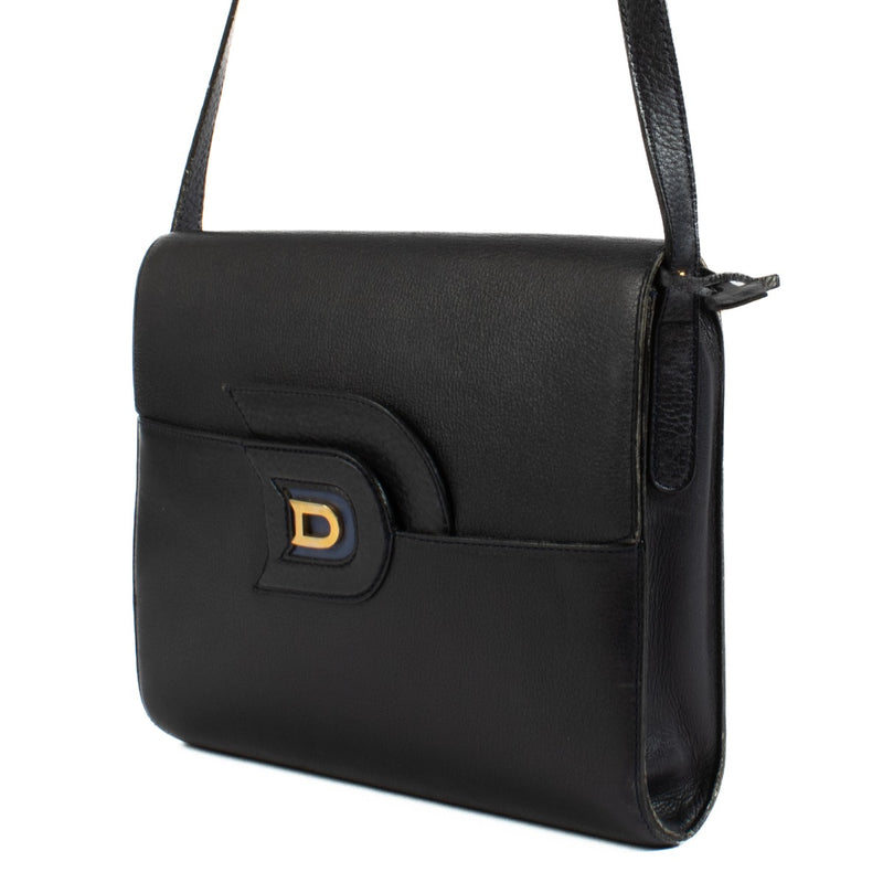 Shop safe online at Labellov in Antwerp, Brussels and Knokke this 100% authentic second hand Delvaux Blue Vintage Crossbody