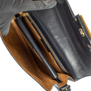Shop safe online at Labellov in Antwerp, Brussels and Knokke this 100% authentic second hand Delvaux Marine Box Calf Diligent Shoulder Bag