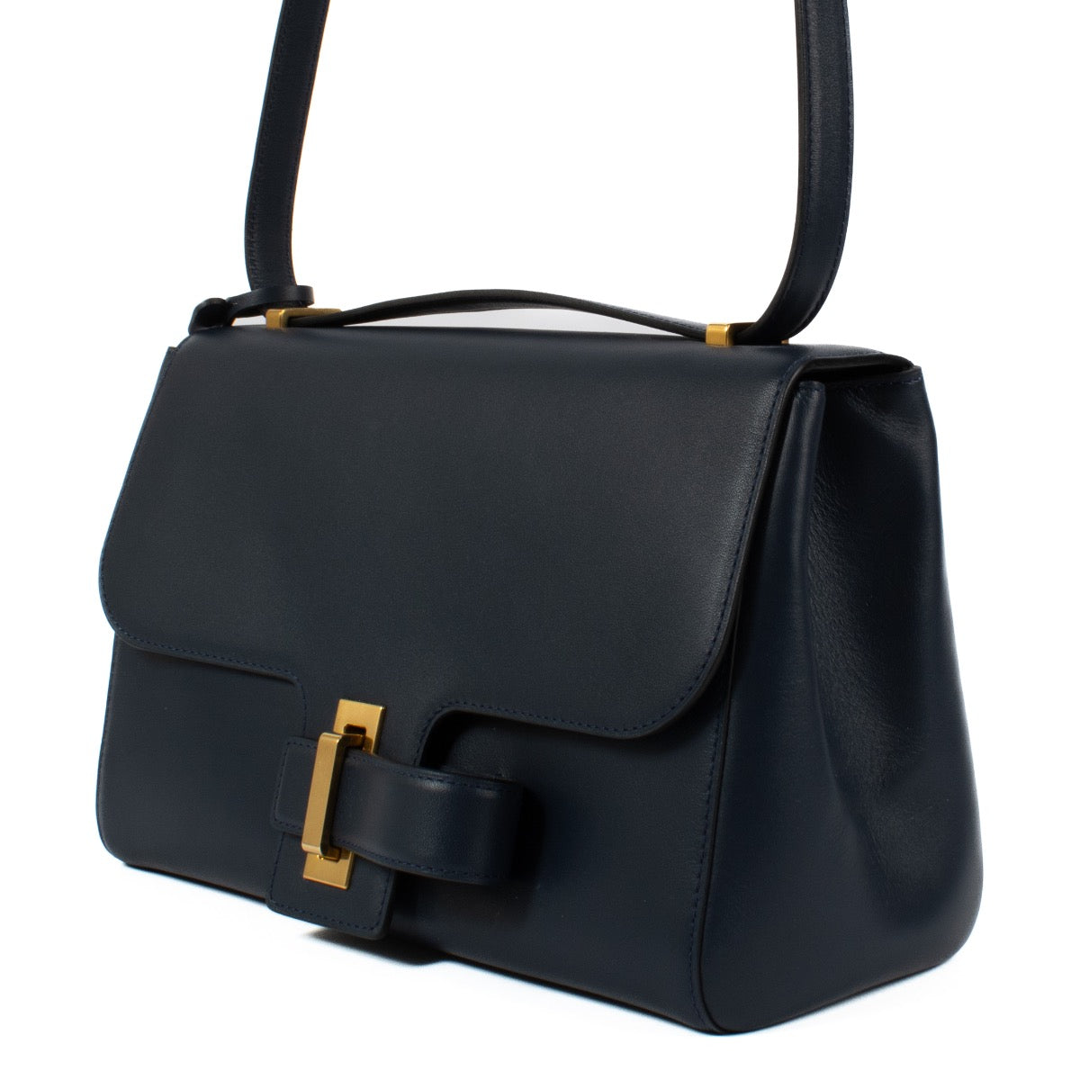 shop 100% authentic second hand Delvaux Blue Simplissime City Bag on Labellov.com