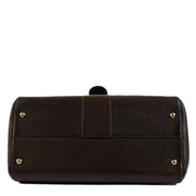 Shop safe online at Labellov in Antwerp, Brussels and Knokke this 100% authentic second hand Delvaux Brown Leather Brillant MM Bag