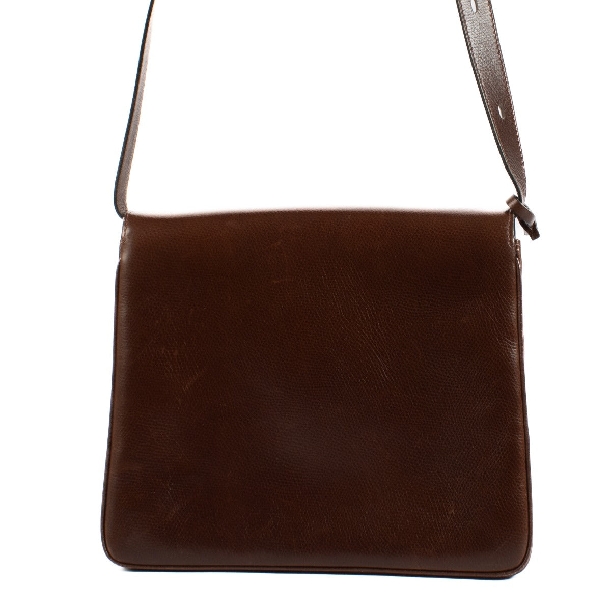 Shop safe online at Labellov in Antwerp, Brussels and Knokke this 100% authentic second hand Delvaux Brown Festival Bag