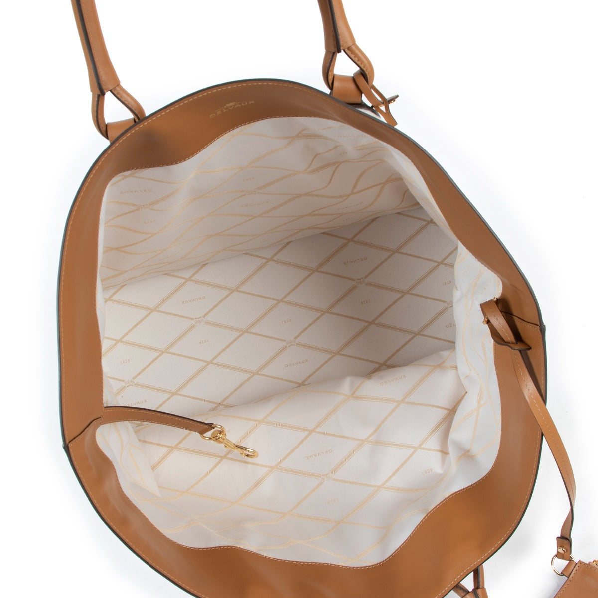 Shop online authentic second hand Delvaux Cabas Chic GM Toile Sangle Tote Bag at Labellov