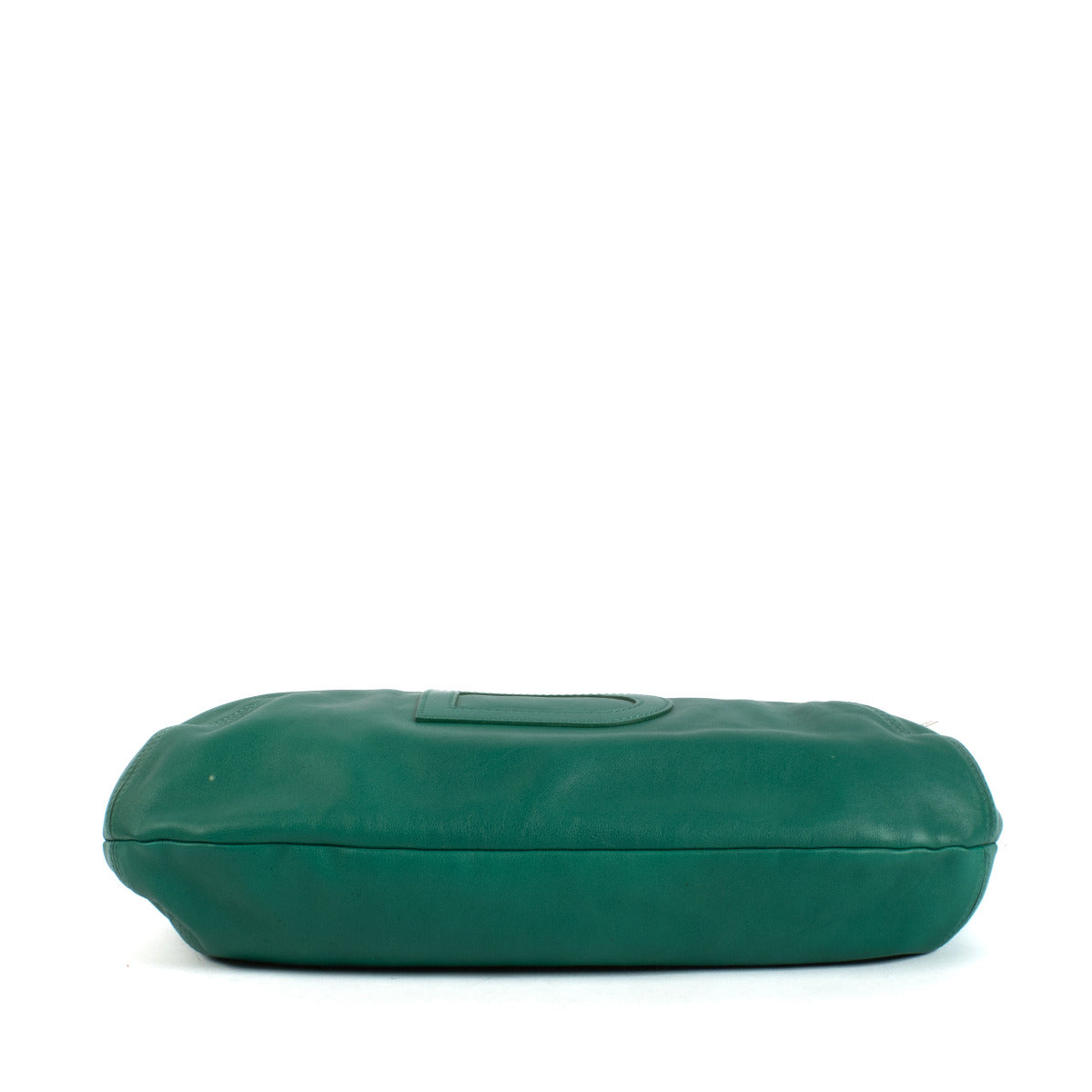 Delvaux Green Leather Louise Besace Shoulder Bag