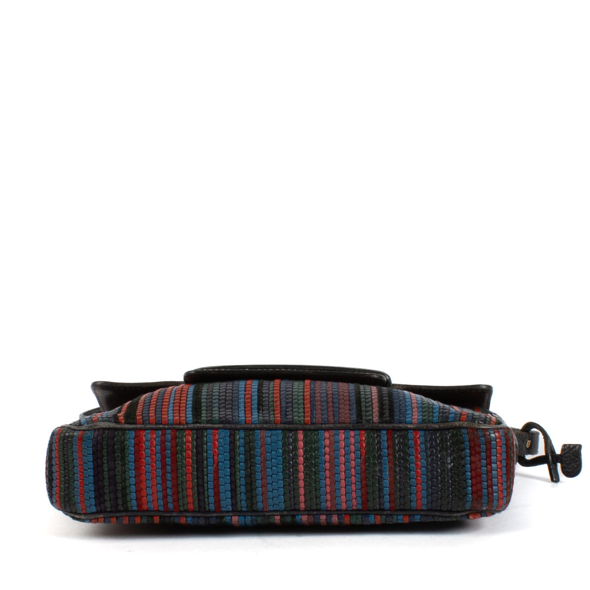 Sac bandoulière Delvaux Multicolor Malbec Toile de Cuir