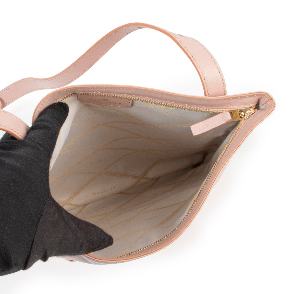 Shop safe online at Labellov in Antwerp this 100% authentic second hand Delvaux Pink Louise Baurdrier Plat Allure