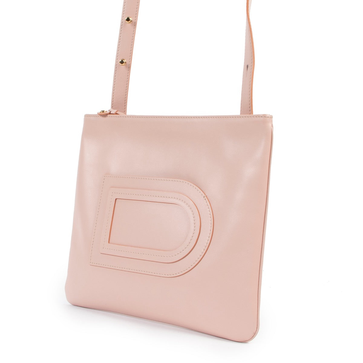 Shop safe online at Labellov in Antwerp this 100% authentic second hand Delvaux Pink Louise Baurdrier Plat Allure