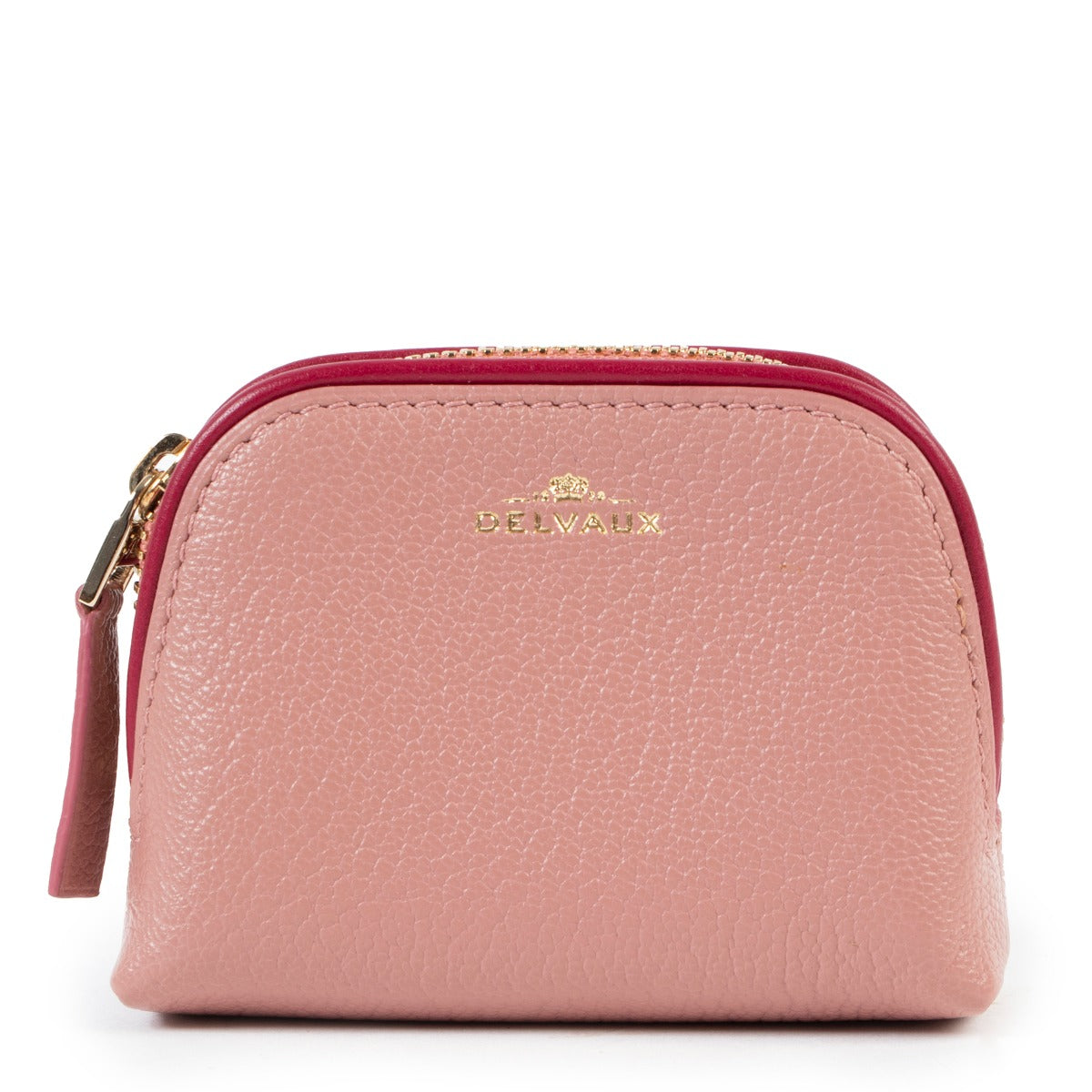 Delvaux Roze Muntenportemonnee