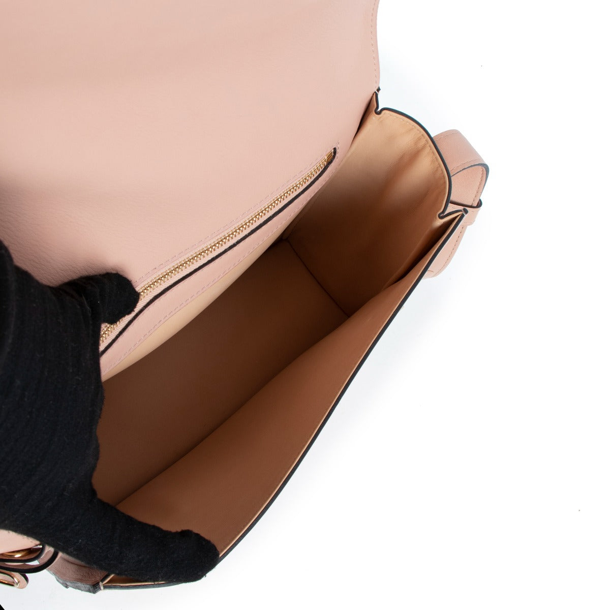 Buy an authentic second hand Delvaux Madame Nude Leather Crossbody in very good condition at Labellov.