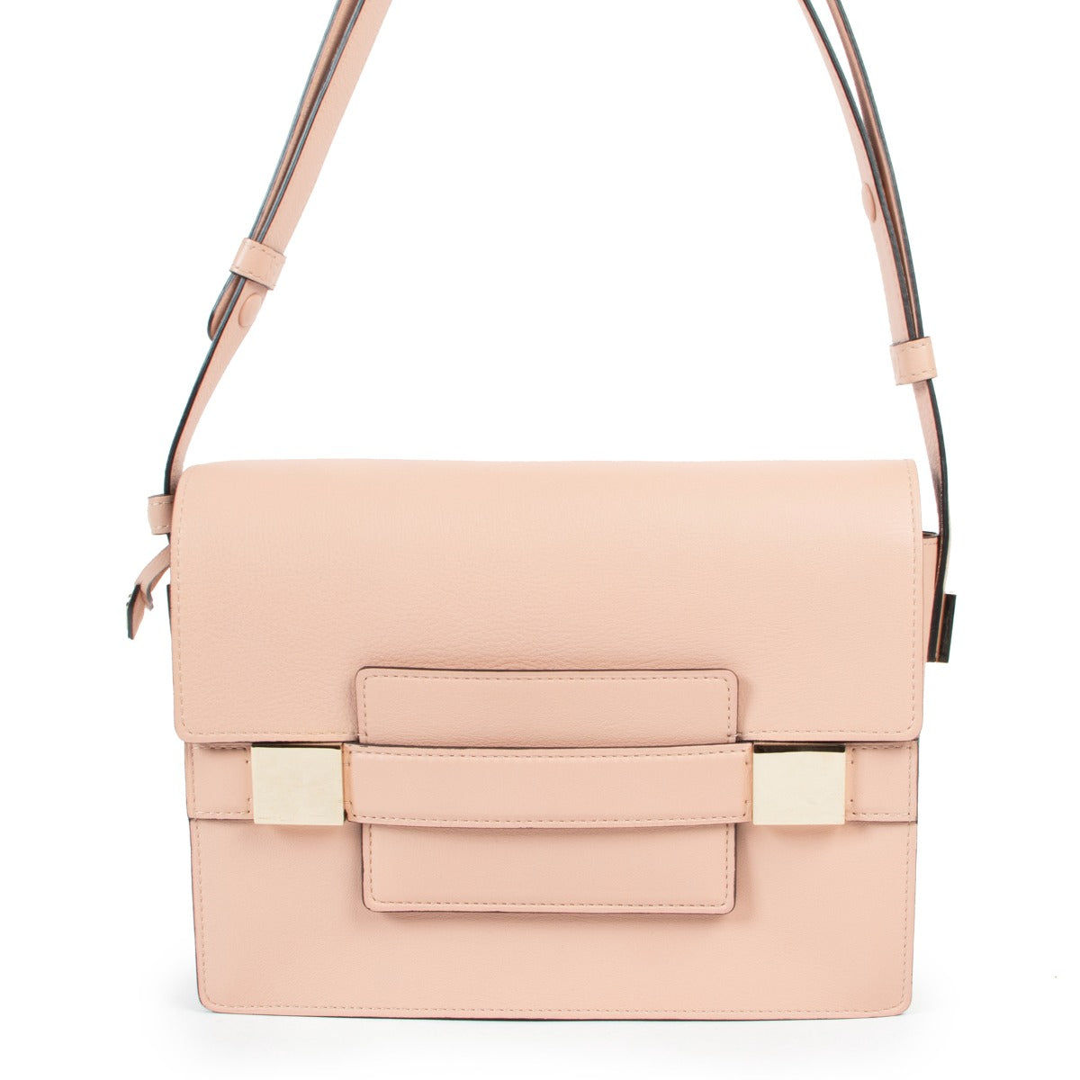 Buy an authentic second hand Delvaux Madame Nude Leather Crossbody in very good condition at Labellov.