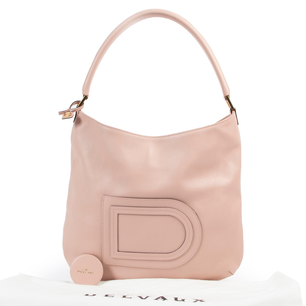 Shop safe online at Labellov in Antwerp this 100% authentic second hand Delvaux Pink Le Louise Shoulder Bag