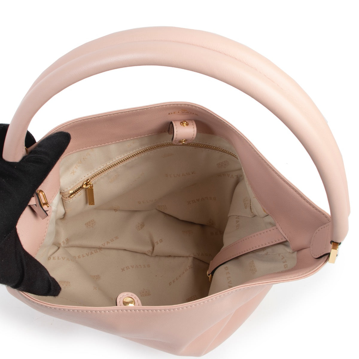 Shop safe online at Labellov in Antwerp this 100% authentic second hand Delvaux Pink Le Louise Shoulder Bag